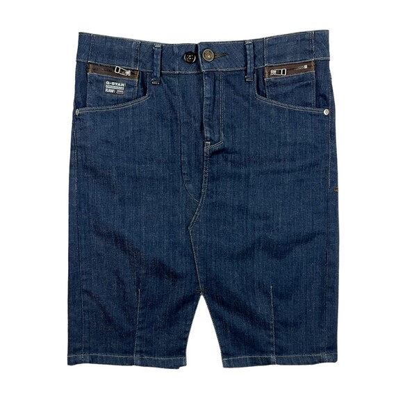 G-Star Raw S-E District Dark Denim Pencil Skirt  Women's 27  Reconstructed 3301 - Picture 1 of 10